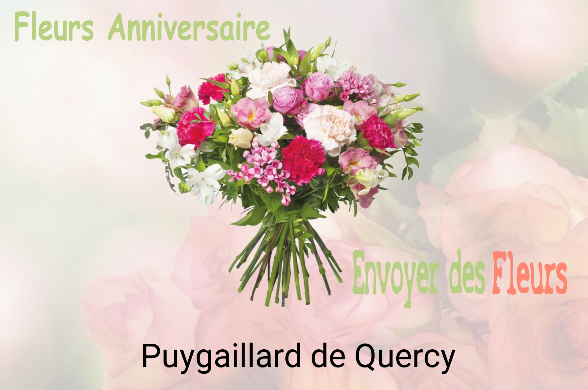 Bouquet de fleurs d’anniversaire livré à Puygaillard-de-Quercy