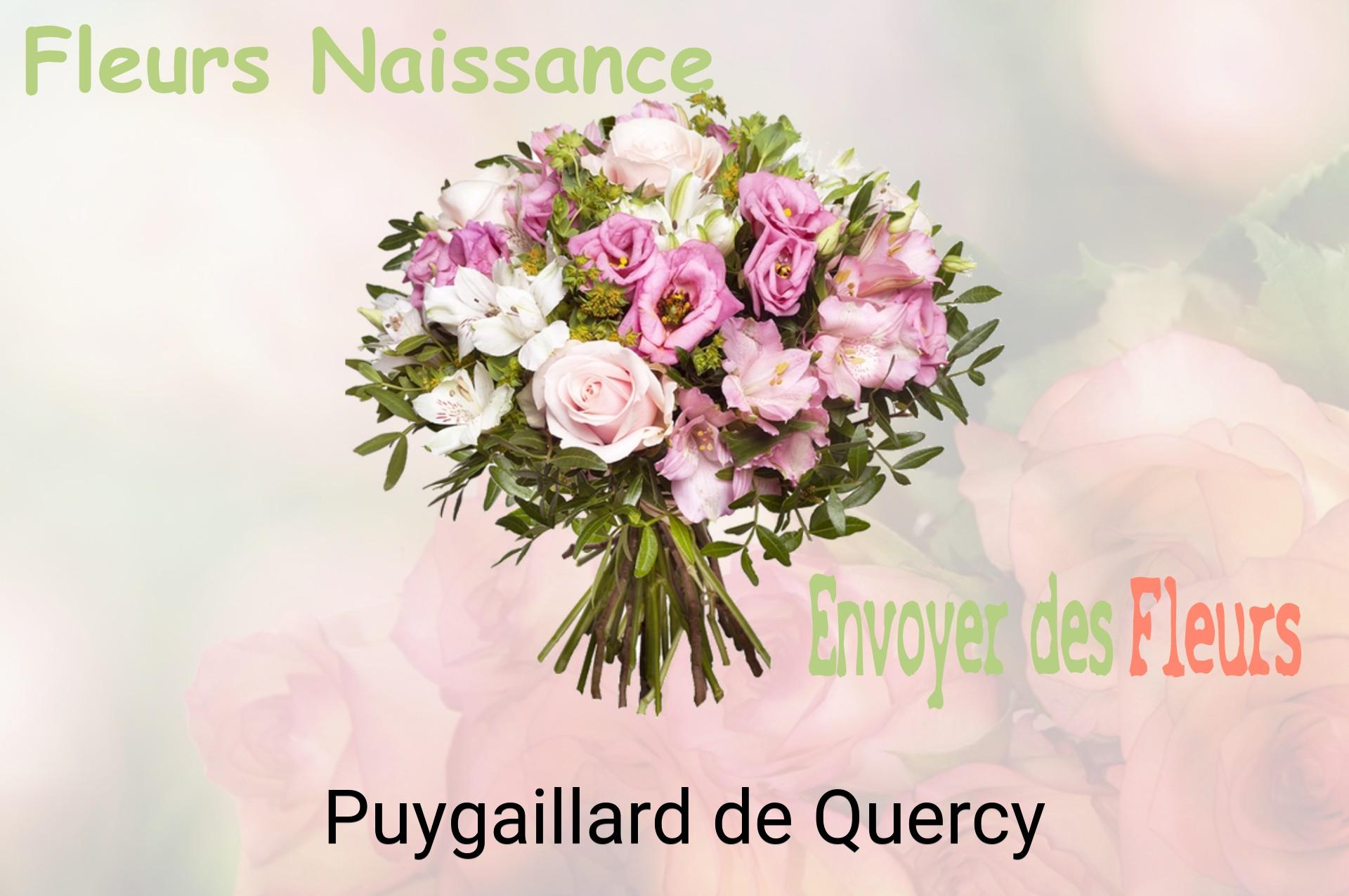 Bouquet de fleurs de naissance livré à Puygaillard-de-Quercy